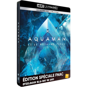 Aquaman 2 Blu Ray 4K Steelbook Fnac visuel definitif produit