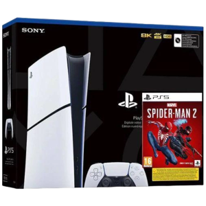 console ps5 slim digital spiderman 2 visuel produit