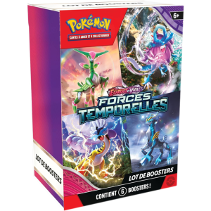 Pokemon 6 boosters Forces Temporelles visuel produit