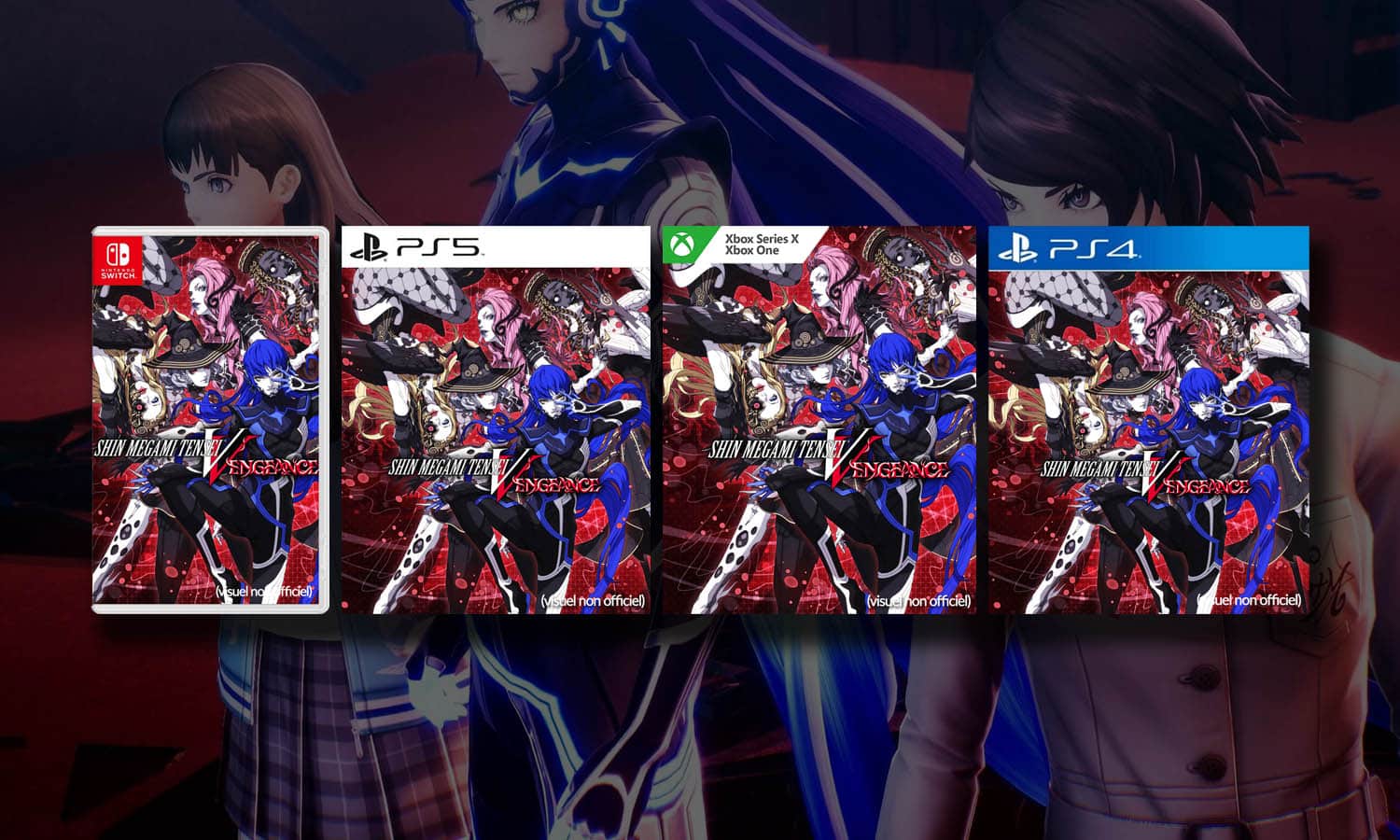SLIDER Shin Megami Tensei 5 Vengeance ps4 ps5 switch xbox multi visuel provisoire v2
