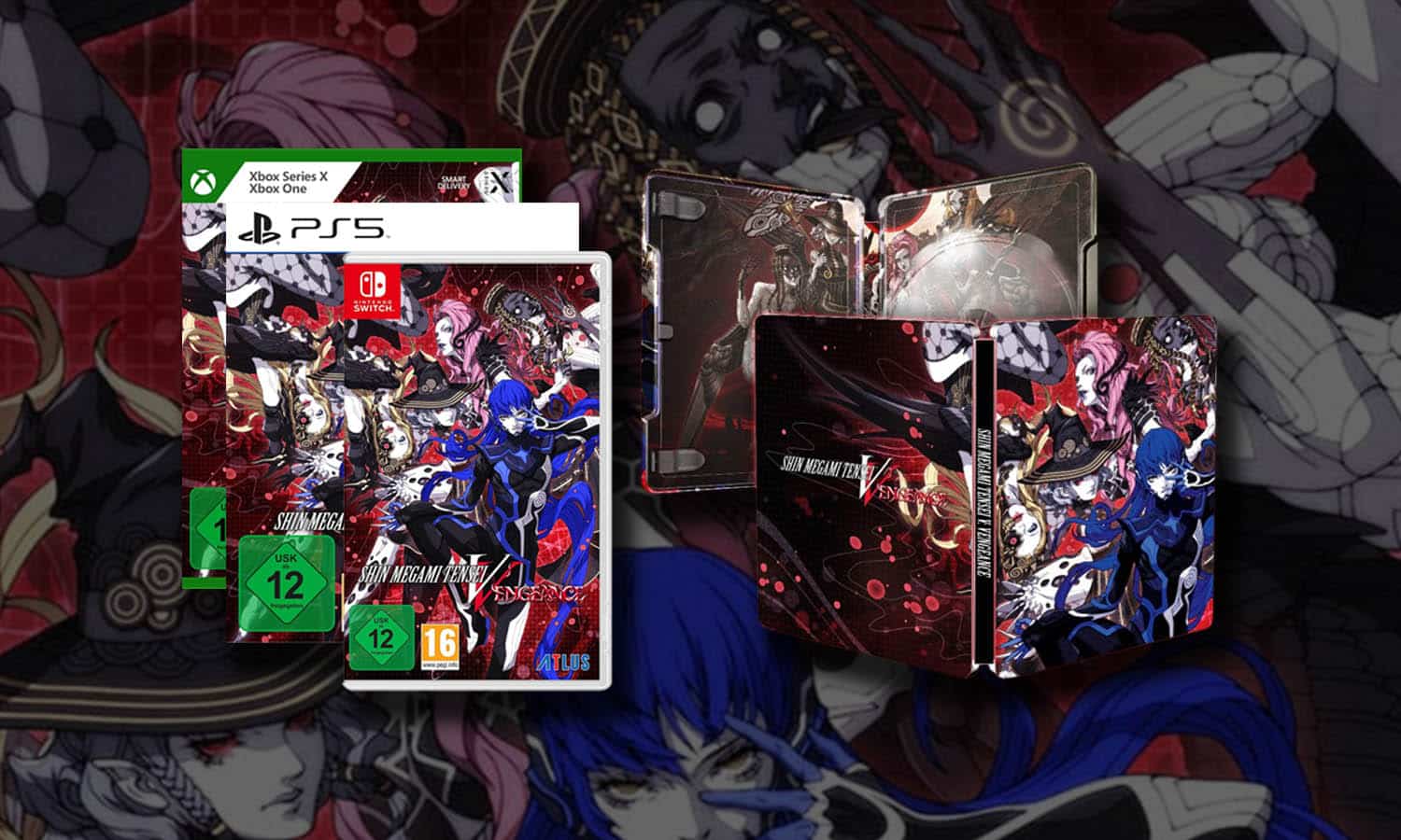 SLIDER Shin Megami Tensei 5 Vengeance Launch Edition switch ps5 xbox multi