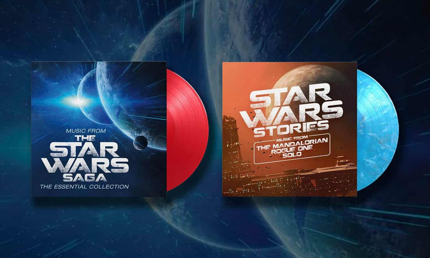 vinyles star wars music from et mandalorian solo rogue one slider