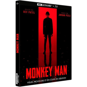 monkey man 4k visuel produit