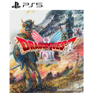 Dragon Quest 1 et 2 HD 2D Remake ps5 visuel provisoire produit