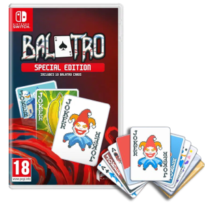balatro edition spéciale switch visuel produit avec carte