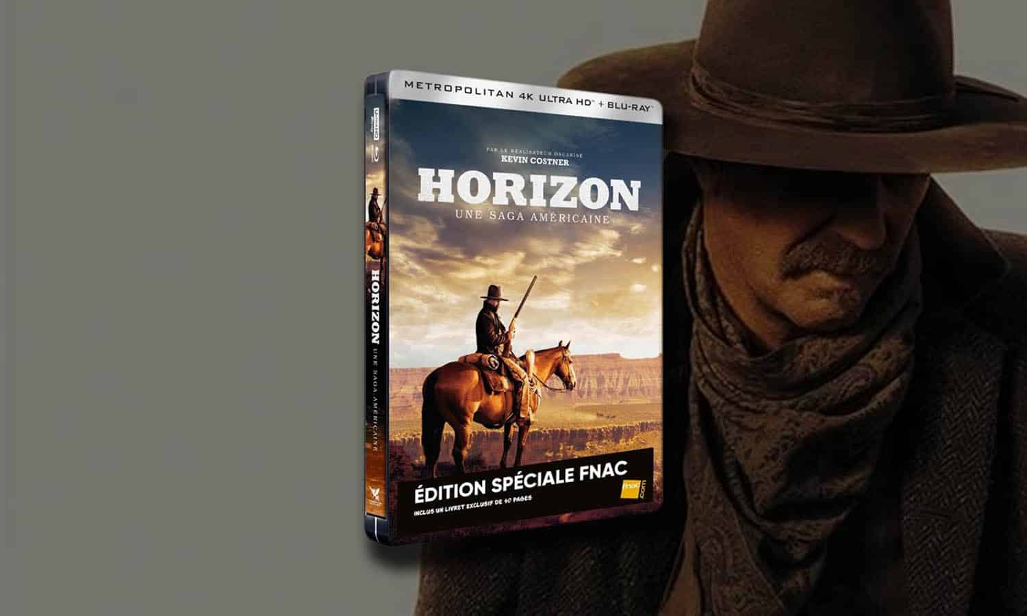 SLIDER Horizon Une Saga Américaine Chapitre 1 4K Steelbook Fnac visuel definitif