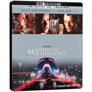 intelligence artificielle 4k steelbook visuel produit