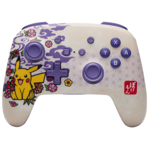 manette sans fil fleur de pikachu switch visuel produit