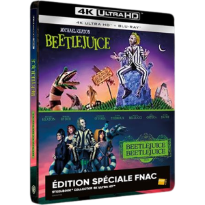 Beetlejuice Collection 2 Films Collector 4K Steelbook definitif produit