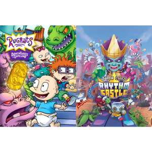 Rugrats Adventures in Gameland et Super Crazy Rhythm Castle epic produit