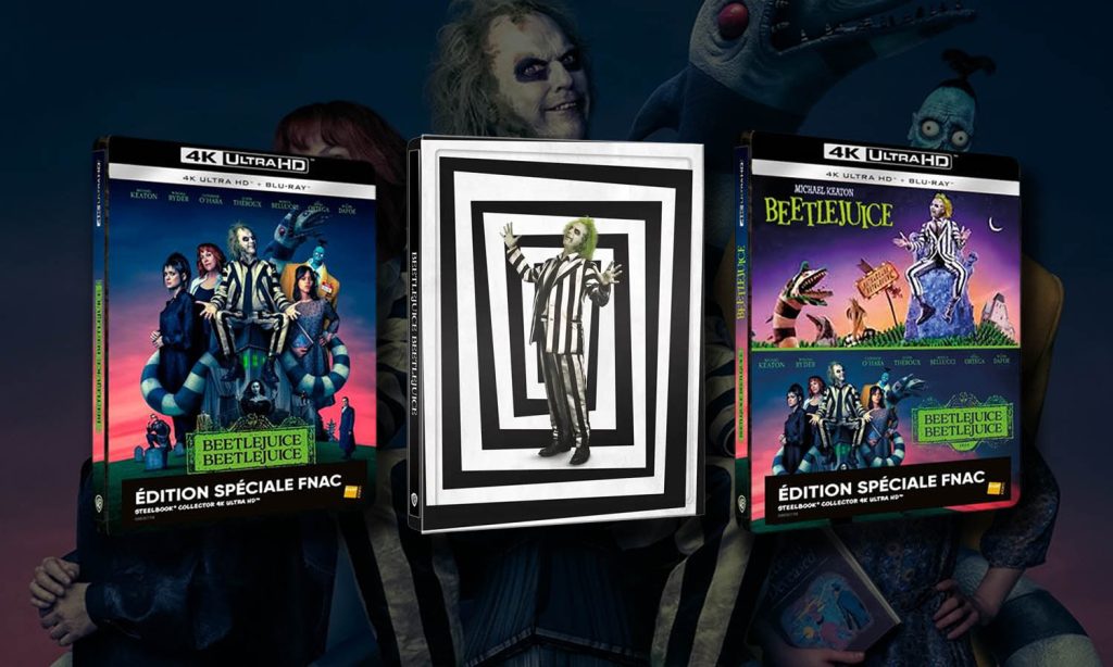 SLIDER Précommandes Beetlejuice Beetlejuice - le récap des éditions 4K Steelbook