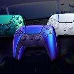 SLIDER manette ps5 dualsense teal pearl indigo chroma collection multi
