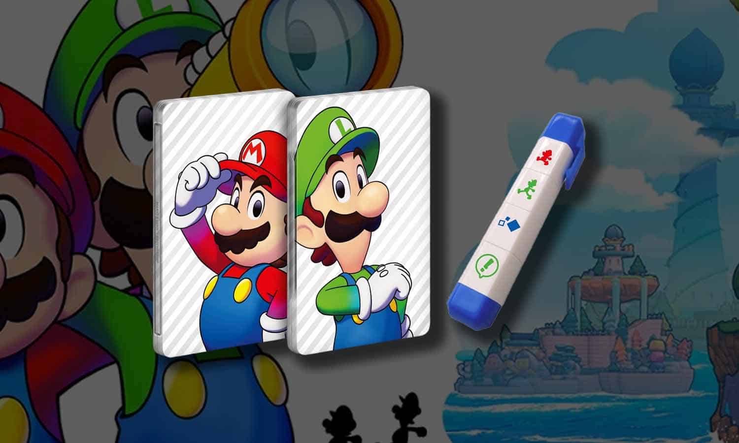 bonus de précommande mario et luigi switch slider news