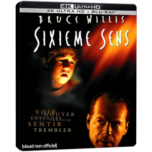 sixième sens Blu Ray 4K Steelbook visuel provisoire produit