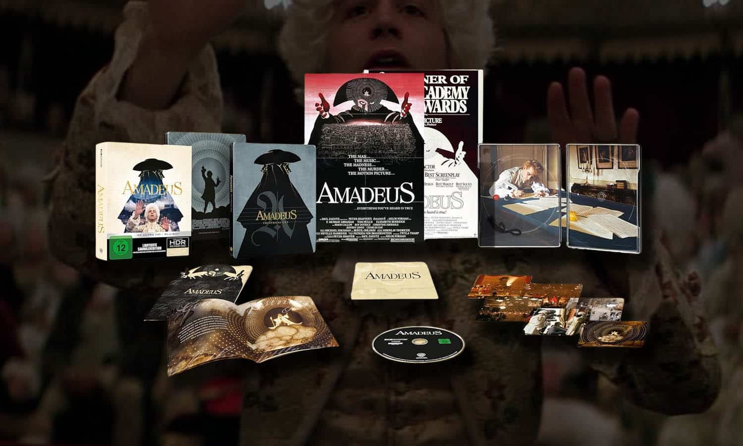 Amadeus Collector Blu Ray 4K Steelbook