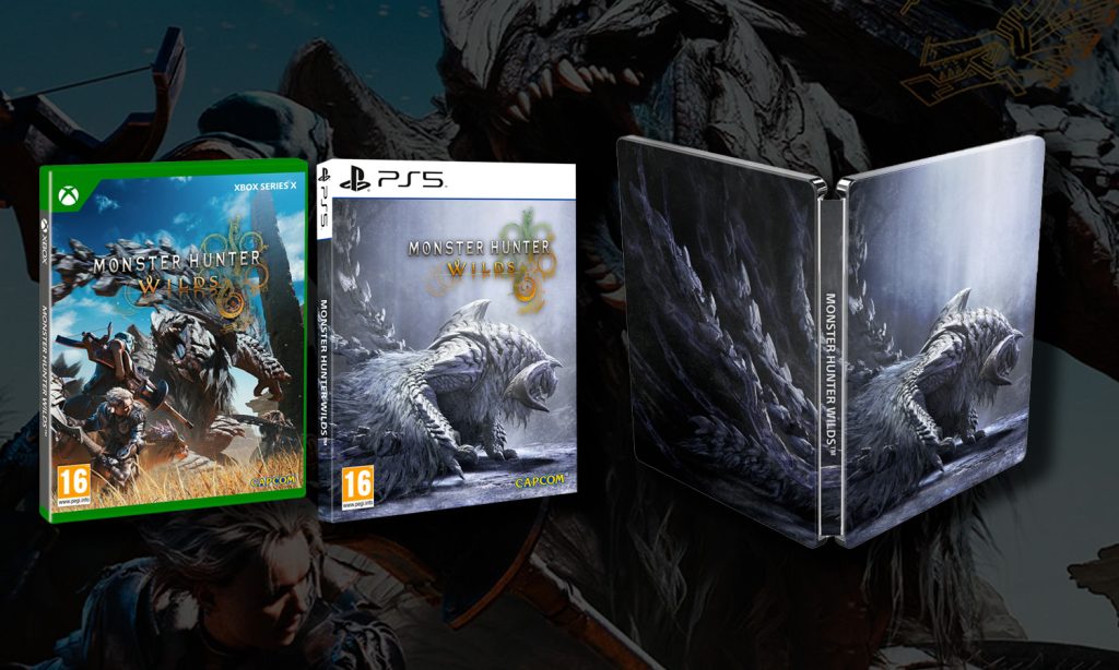 monster hunter wilds steelbook edition premium ps5 xbox multi slider