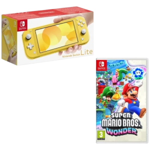 Console Switch Lite Jaune Mario Wonder produit