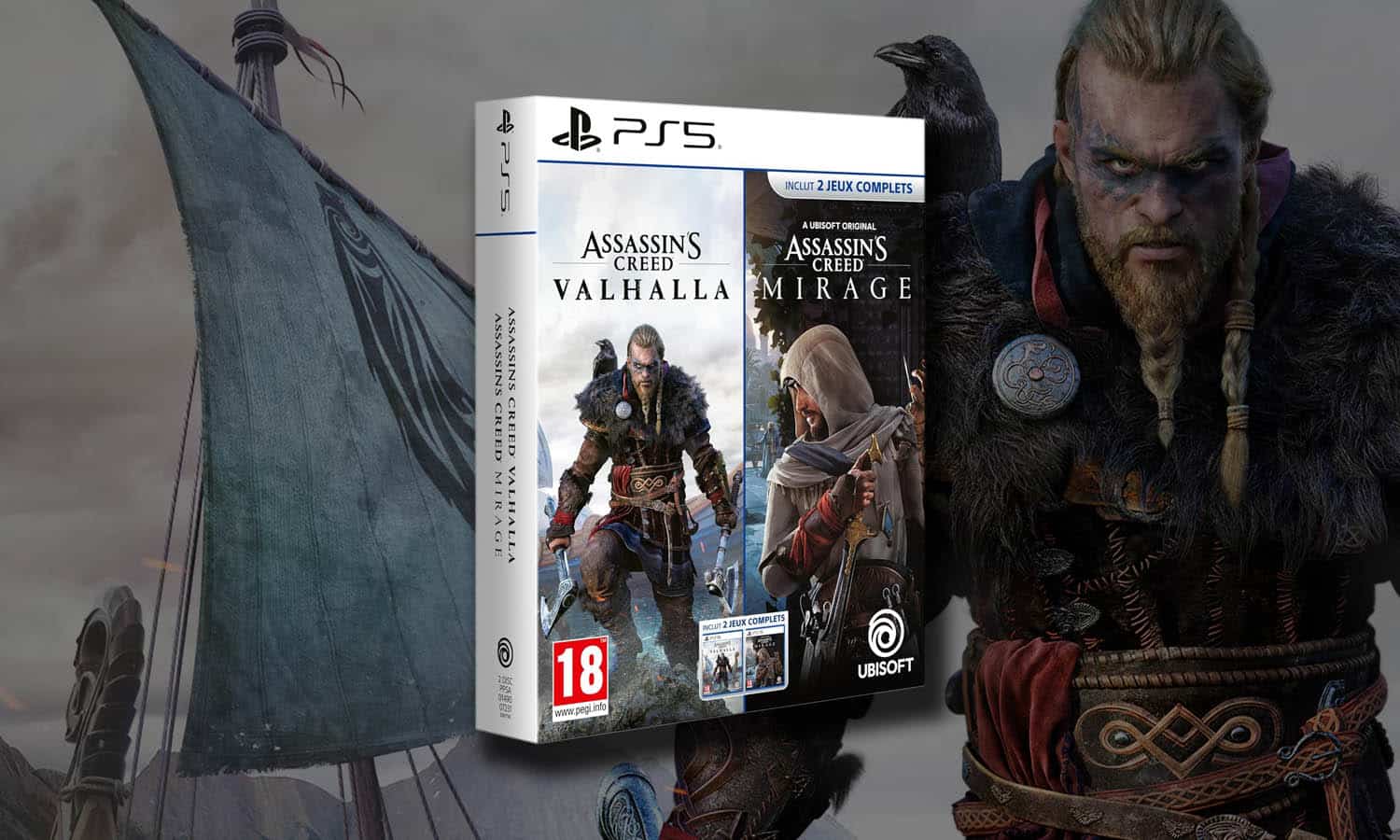 Jeu Vidéo Assassin's Creed Mirage - PS5 - Bon état, Complet, Français