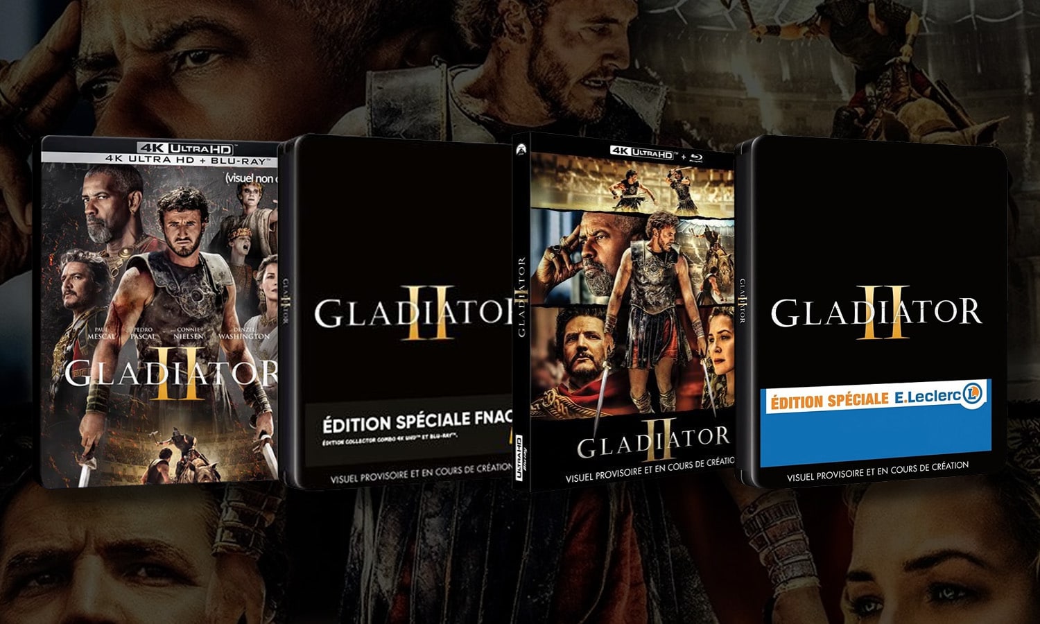 gladiator éditions 4k complete provisoire slider