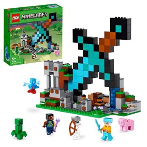 lego 21244 minecraft avant poste epee visuel slider