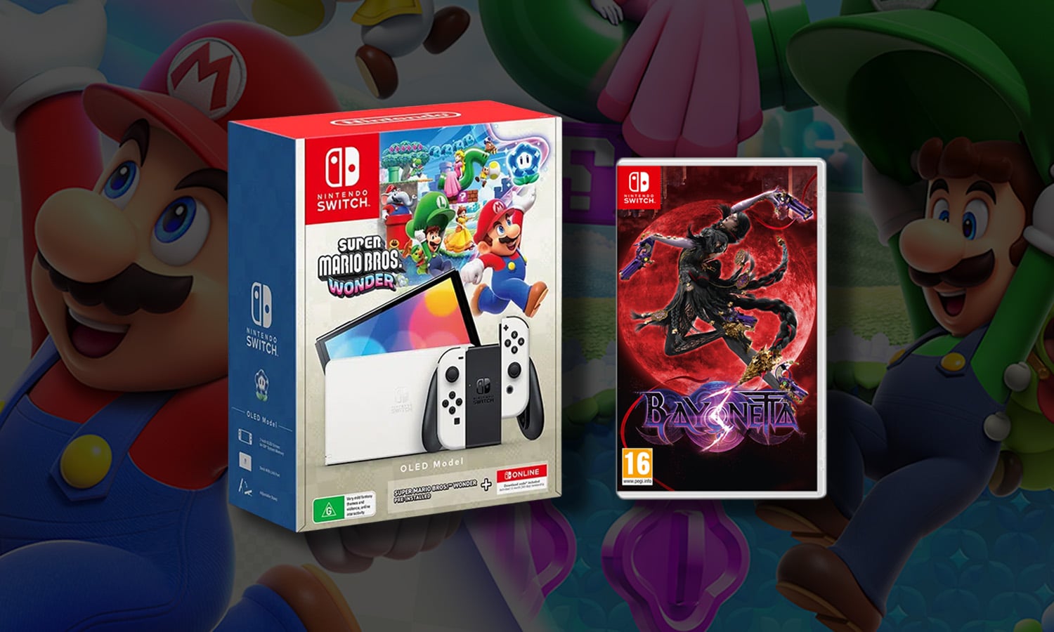 pack mario wonder avec bayonetta 3 offert fnac promo slider