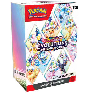 pack pokemon lot de 6 boosters ev8.5 visuel produit