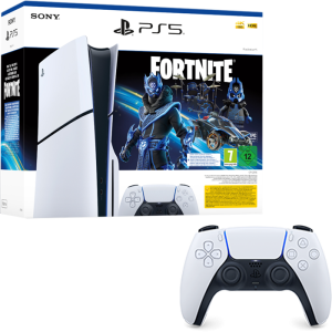 pack ps5 slim standard fortnite cobalt star étoiles 2 manettes produit