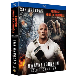 Coffret Blu Ray 2 Films Dwayne Johnson (Rampage+ San Andreas) produit