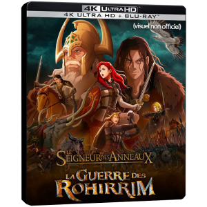 le seigneur des anneaux la guerre des rohirrim 4k steelbook visuel produit