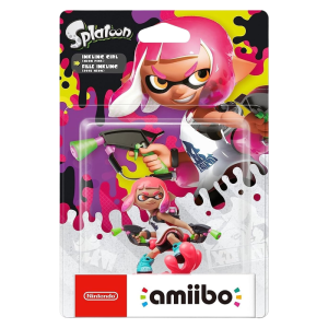 Amiibo Splatoon Fille Inkling Rose Néon