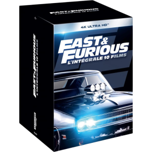 Fast and Furious Coffret Films 1 à 10 en 4K produit def