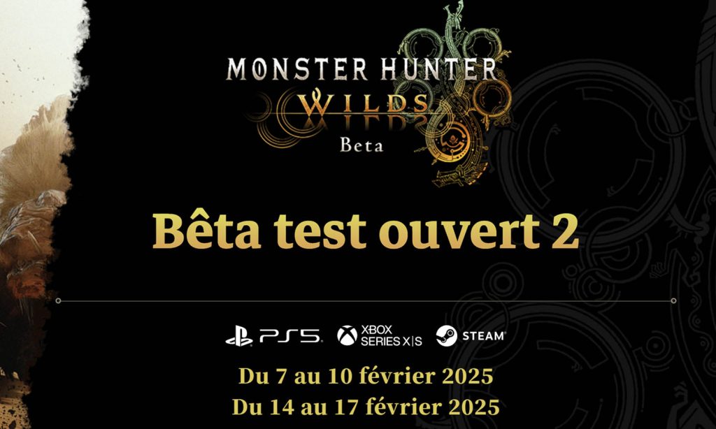 SLIDER Monster Hunter Wilds Beta 2 nouvelles sessions prévues en Février V2