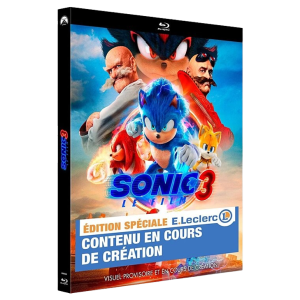 sonic 3 blu ray edition eleclerc visuel produit