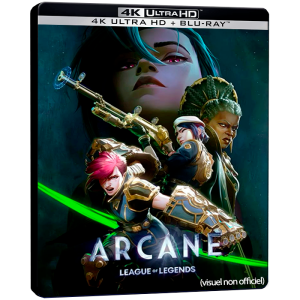 arcane league of legends saison 2 4k steelbook visuel produit