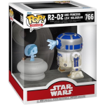 funko pop r2 d2 et leia hologramme visuel produit