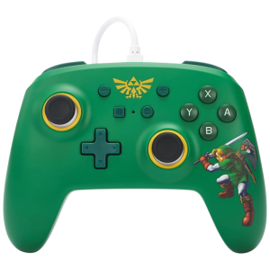 manette filaire zelda sur switch visuel produit