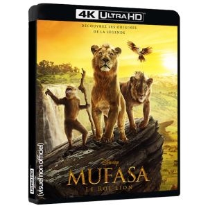 mufasa le roi lion blu ray 4k visuel produit