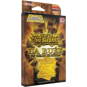 pack 3 boosters yu gi oh ruee du quart de siecle visuel produit