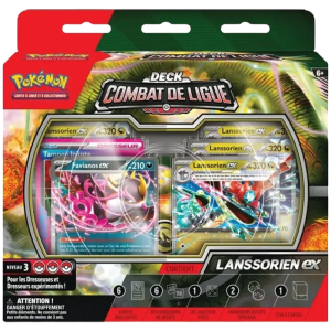 deck pokemon combat de ligue lanssorien ex visuel produit