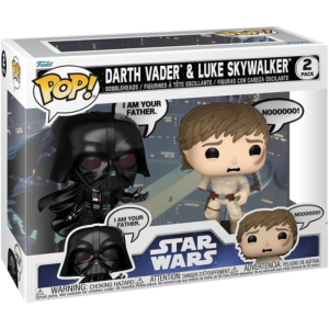 funko pop star wars 2 pack vador et luke visuel produit