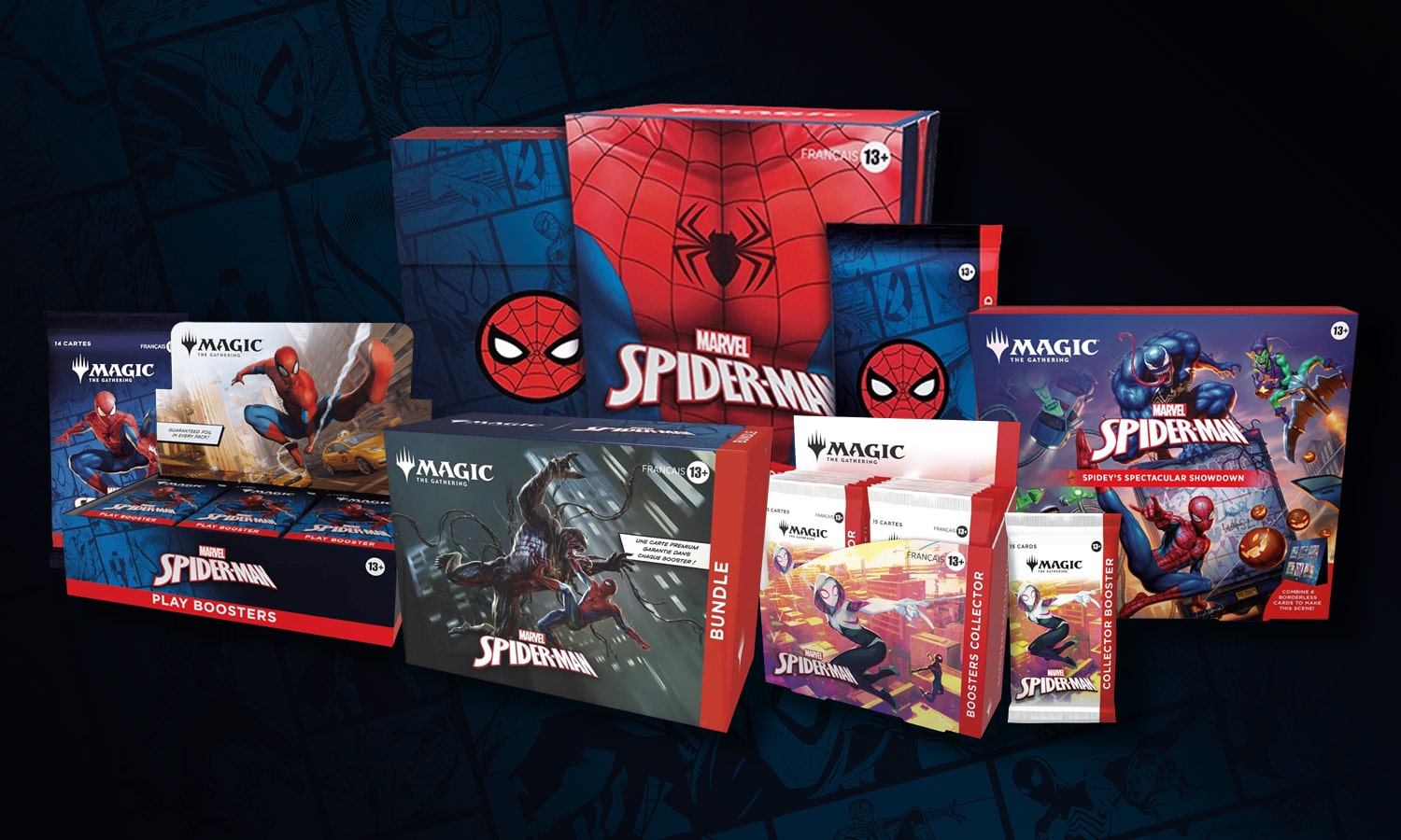 magic the gathering spiderman réseaux sociaux slider