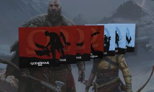 visuel slider coffret vinyles god of war 20th anniversary pochettes