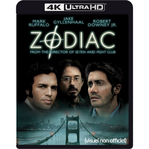 zodiac blu ray 4k visuel produit