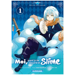 moi quand je me réincarne en slime tome 1 edition 20 ans visuel produit