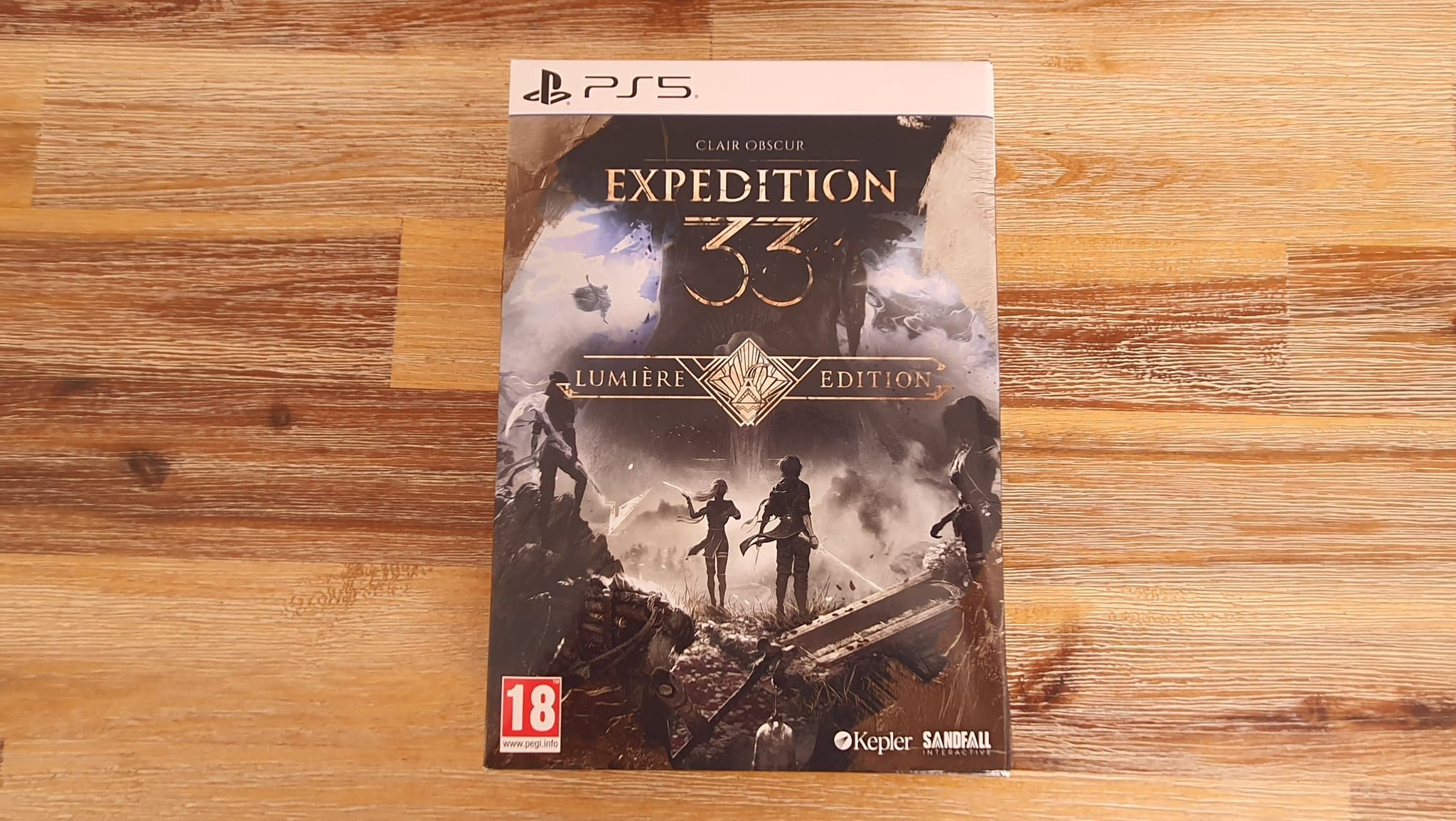 Clair Obscur 33 expédition unboxing édition lumière