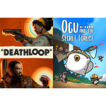 Deathloop et Ogu et la Forêt secrète epic games produit