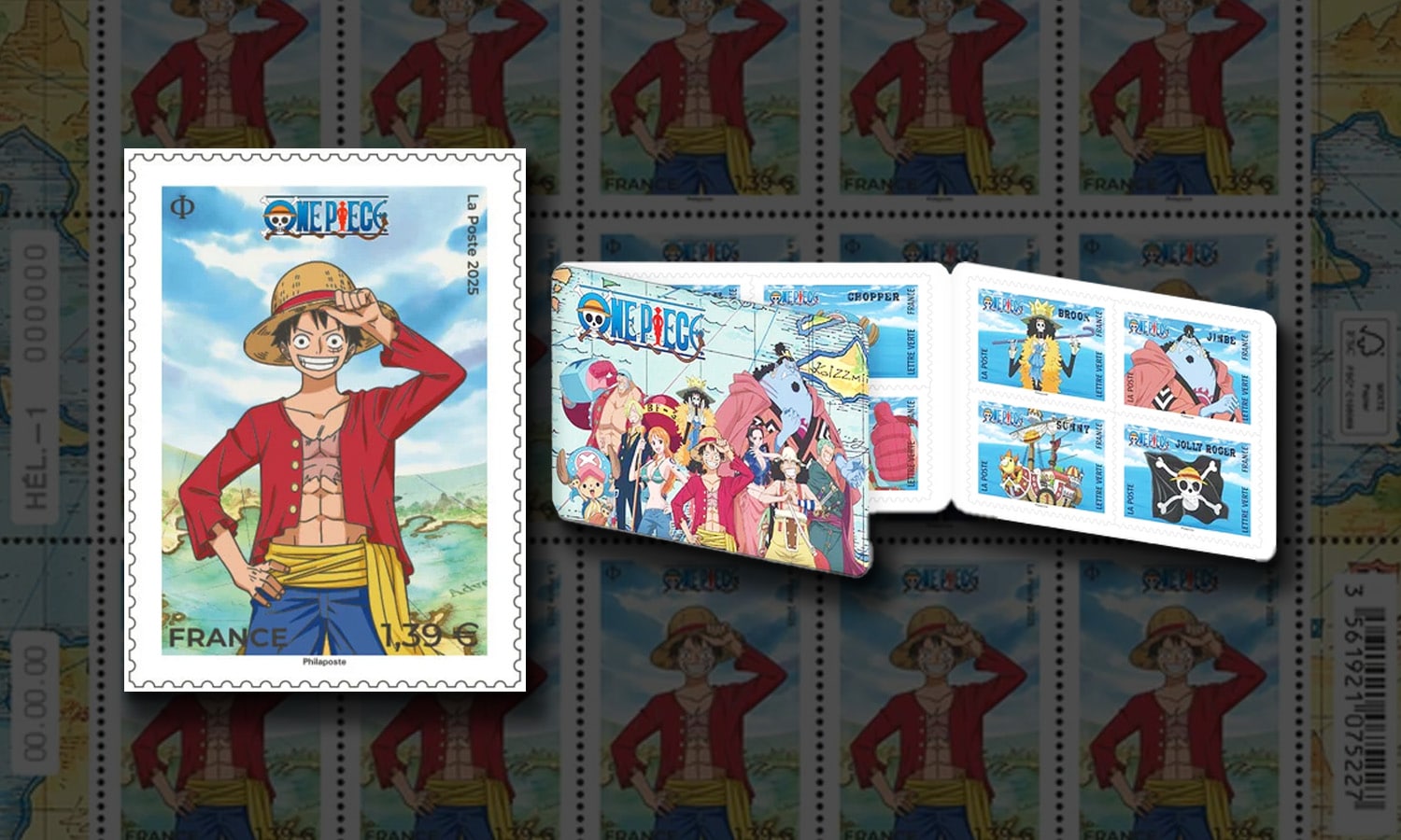 Timbres One Piece article La Poste dévoile une collection spéciale slider