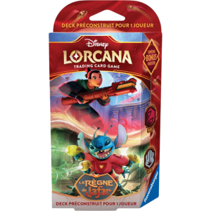 deck lorcana disney le regne de jafar mulan stitch visuel produit