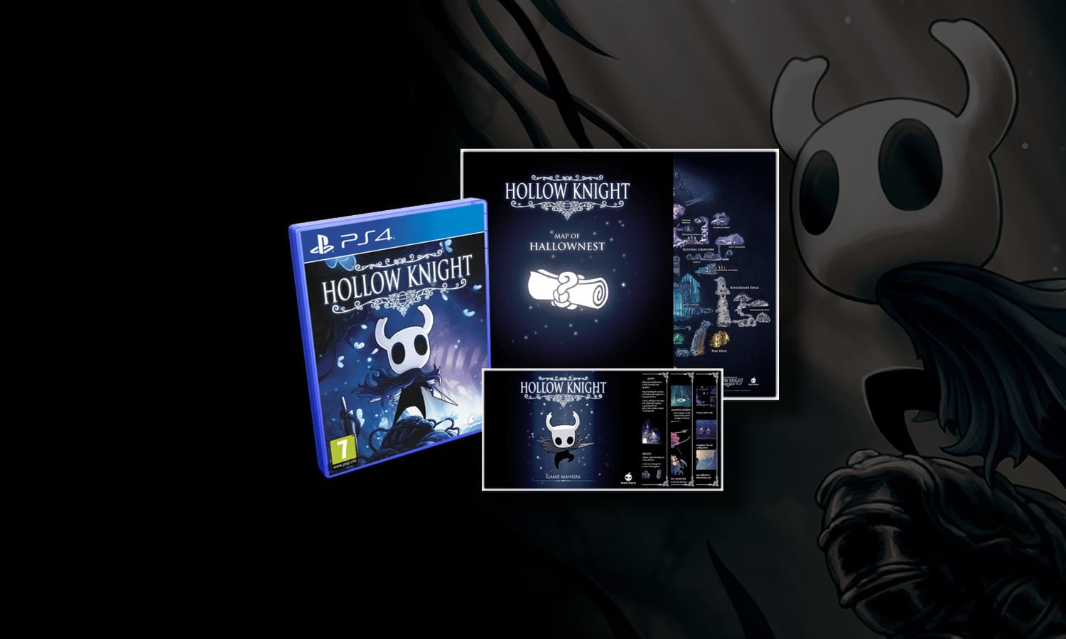 Hollow Knight sur PS4 (version boîte EU)