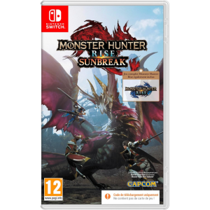 monster hunter rise sunbreak sur switch code visuel produit